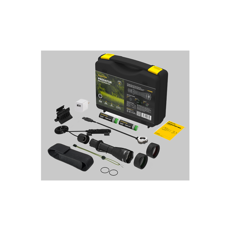 Armytek Predator Pro Magnet USB Extended Set (white light)