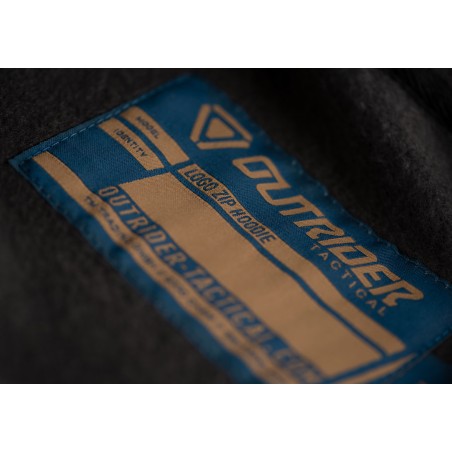 Bluza Outrider Tactical OT Logo Zip Hoodie Black