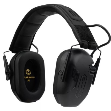 EARMOR Aktywne ochronniki słuchu M300A Black