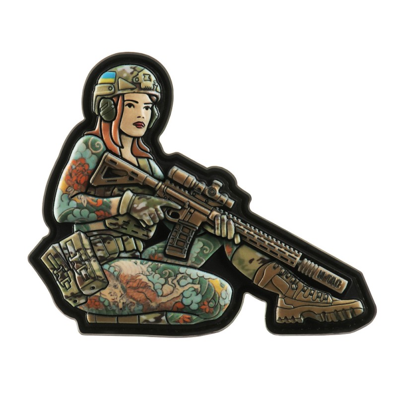 Naszywka Tactical Girl ?2 PVC - M-Tac