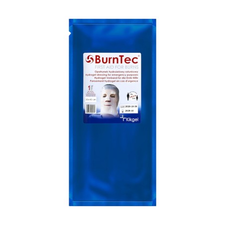 Opatrunek hydrożelowy BurnTec na twarz 30 x 40 cm