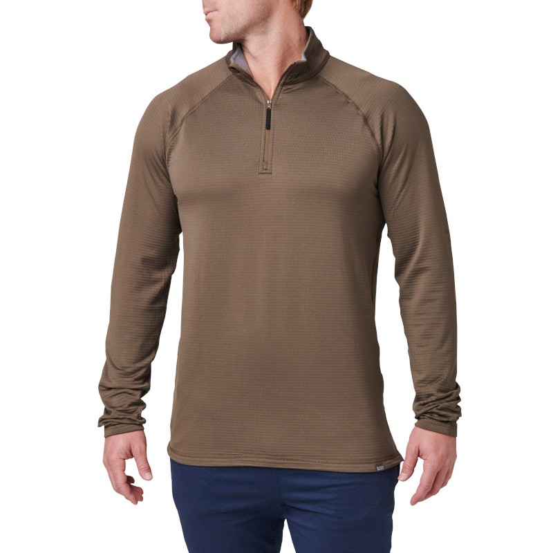 Bluza 5.11 Stratos Midlayer Long Sleeve Major Brown