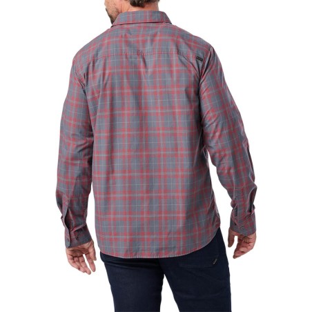 Koszula 5.11 Igor Plaid Long Sleeve Shirt RED BRBN
