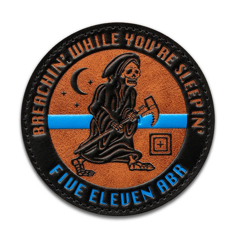 Naszywka 5.11 Breachin Sleepin Leather Morale Patch