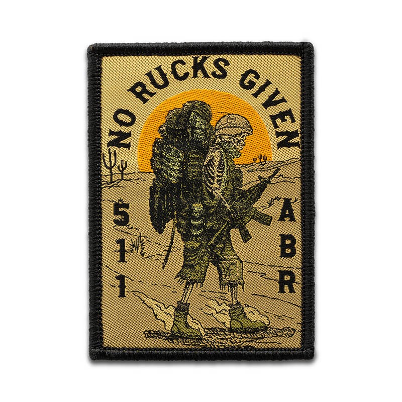 Naszywka 5.11 NO RUCKS GIVEN PATCH