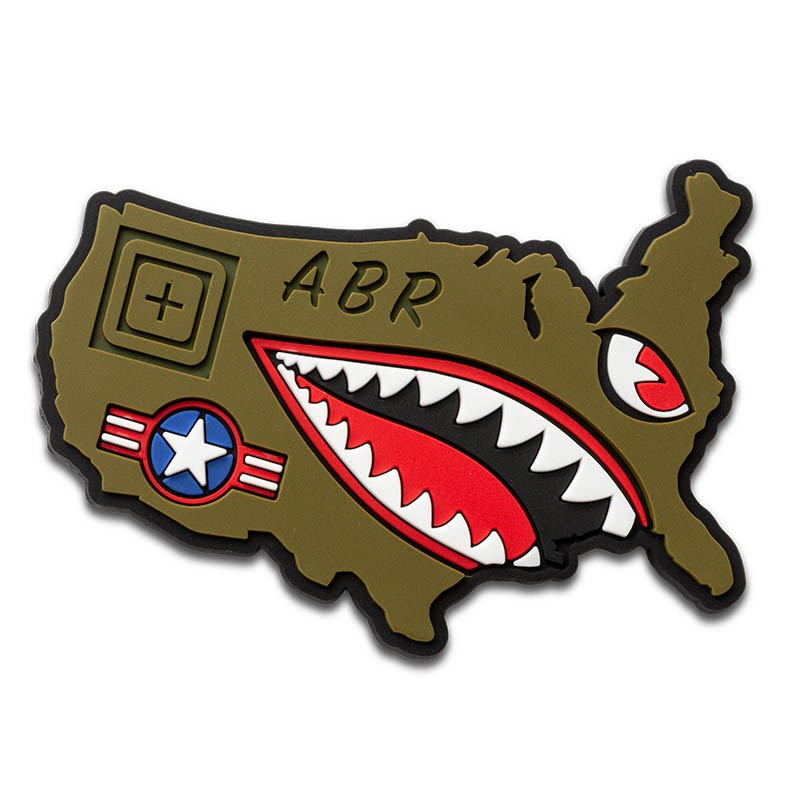 Naszywka 5.11 USA TIGER SHARK PATCH