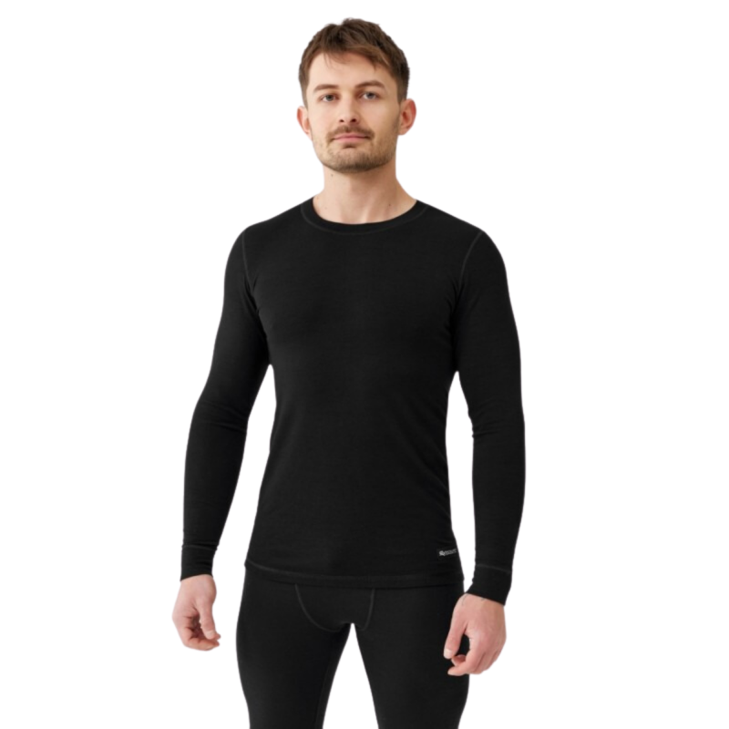 Koszulka termoaktywna Rough Radical MERINO ACTIVE LS 240 Black