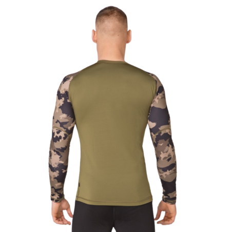Koszulka termoaktywna ROUGHRADICAL FURIOUS ARMY LS Khaki Moro