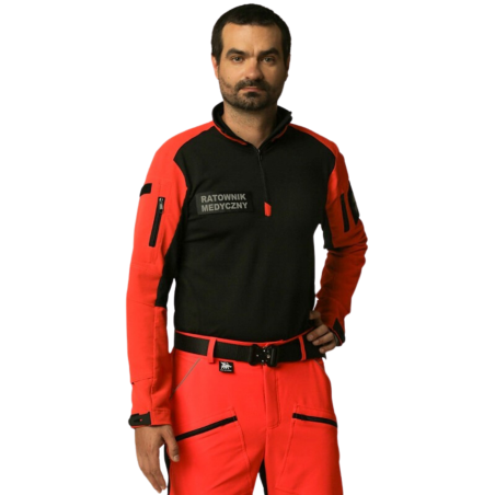 Bluza COMBAT SHIRT HV Red Wild Pro Męska