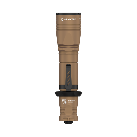 Latarka Armytek Dobermann Pro Magnet USB Sand (ciepłe światło)