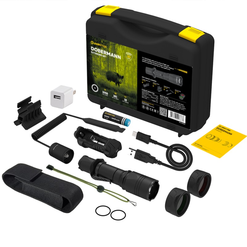 Zestaw Armytek Dobermann Extended Set (białe światło)