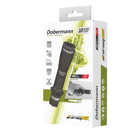 Latarka taktyczna Armytek Dobermann (czerwone światło)