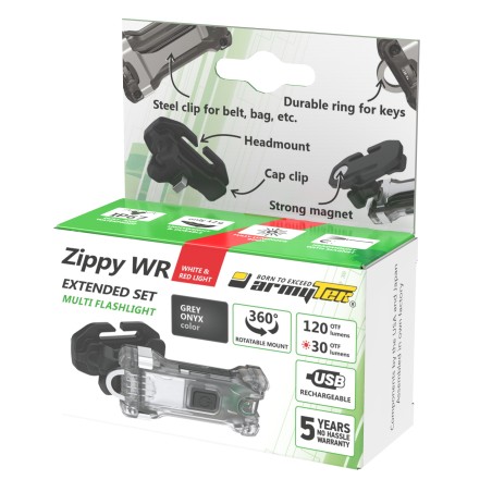 Zestaw Armytek Zippy WR Extended Set Grey Onyx