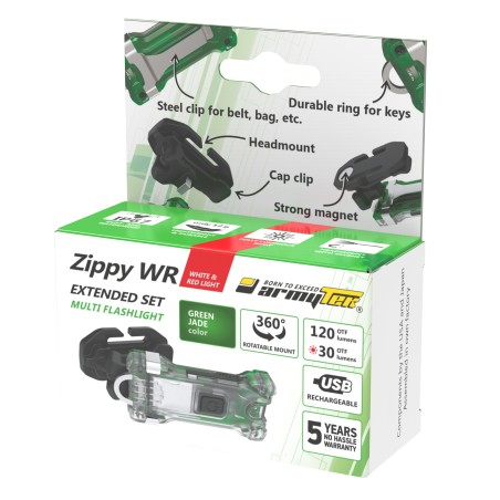 Armytek Zippy WR Extended Set Green