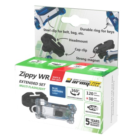 Zestaw Armytek Zippy WR Extended Set Blue Sapphire