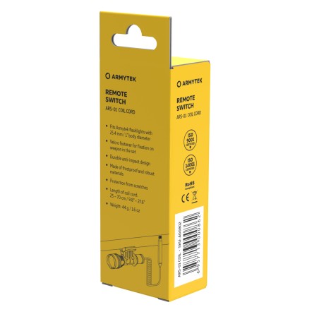 Armytek Remote Switch ARS-01 Curl Cord 25-70 cm