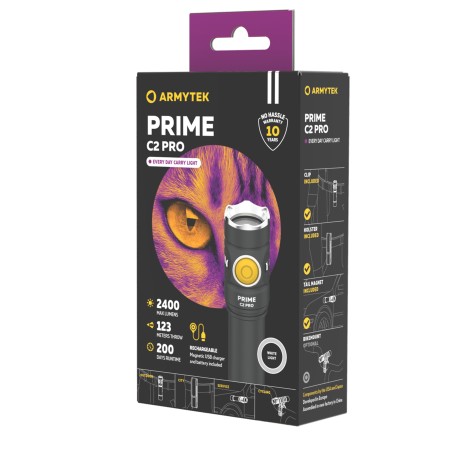 Latarka Armytek Prime C2 Pro Magnet USB (białe światło)