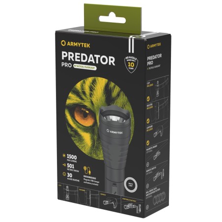 Latarka Armytek Predator Pro Magnet USB (białe światło)
