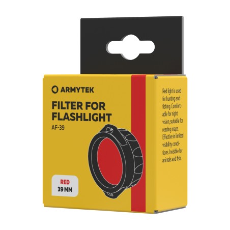 Czerwony filtr Armytek AF-39 (Predator/Viking)