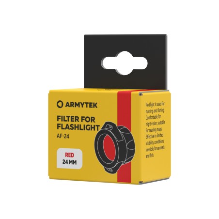 Czerwony filtr Armytek AF-24 (Prime/Partner)