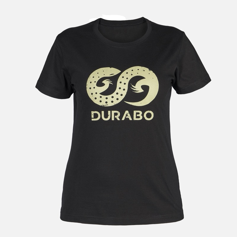 Koszulka damska T-Shirt DURABO Black