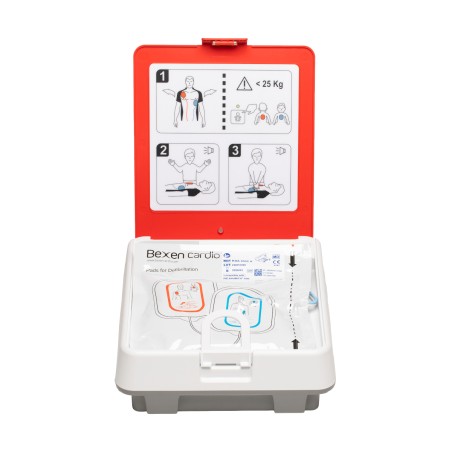 Defibrylator AED Reanibex 100, wersja półautomatyczna