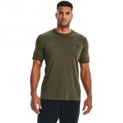 Koszulka UNDER ARMOUR UA SPORTSTYLE LC SS oliwkowa/khaki