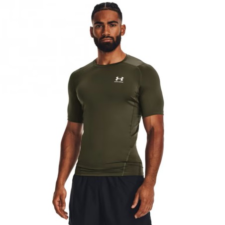 Koszulka treningowa Under Armour Armour Comp SS - khaki