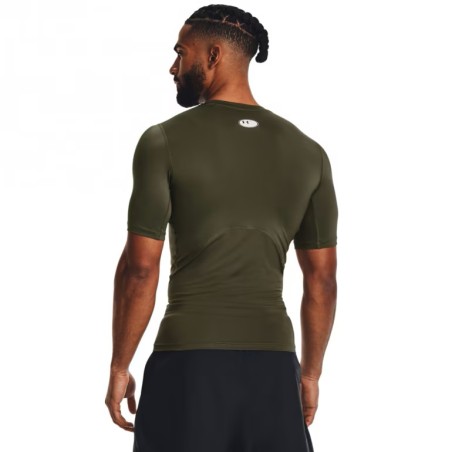 Koszulka treningowa Under Armour Armour Comp SS - khaki