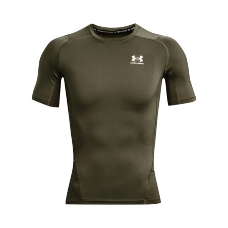 Koszulka treningowa Under Armour Armour Comp SS - khaki