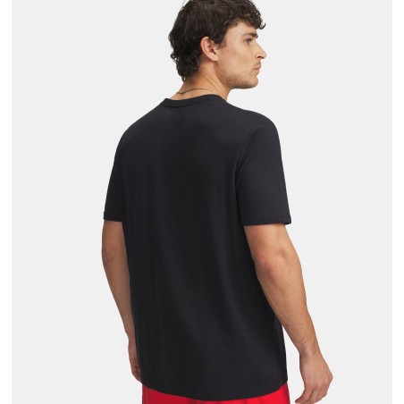 Koszulka z krótkim rękawem UNDER ARMOUR Hoops Net Black/White