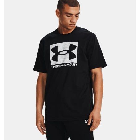 Męska koszulka z krótkim rękawem Under Armour ABC Camo Boxed Logo Black/White