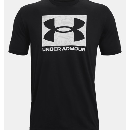 Męska koszulka z krótkim rękawem Under Armour ABC Camo Boxed Logo Black/White