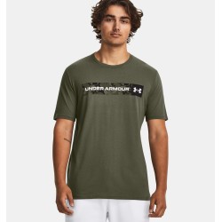 Męska koszulka z krótkim rękawem UA Camo Chest Stripe...