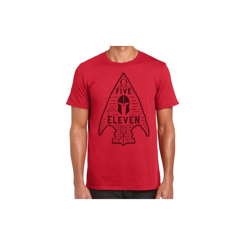 Koszulka T-shirt 5.11 Spartan Arrowhead Red Heather