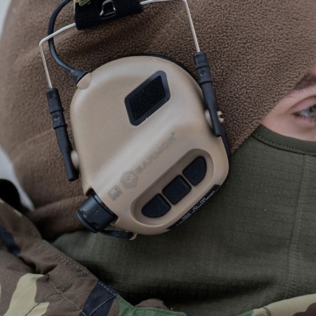 Słuchawki aktywne M31 Electronic Hearing Protector Earmor Tan