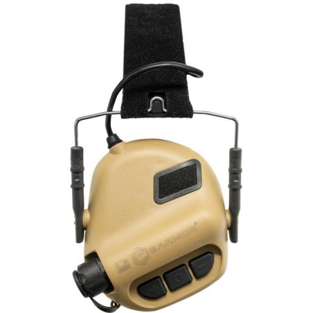 Słuchawki aktywne M31 Electronic Hearing Protector Earmor Tan