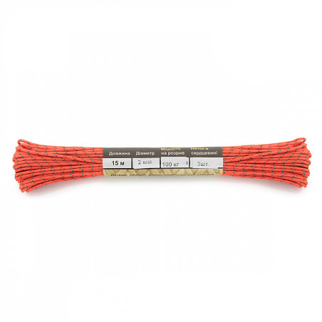 M-Tac paracord Minicord Reflective 15m 