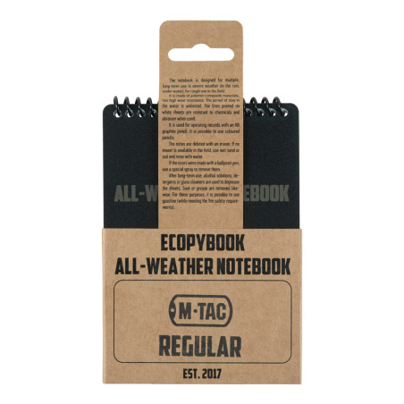 M-Tac Ecopybook Tactical An all-weather notebook 