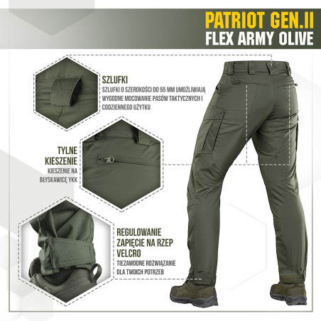 M-Tac Spodnie taktyczne Patriot Gen II Flex 