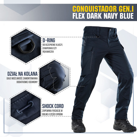 Spodnie taktyczne Conquistador Gen. I Flex 