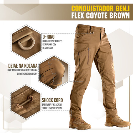 Spodnie taktyczne Conquistador Gen. I Flex 