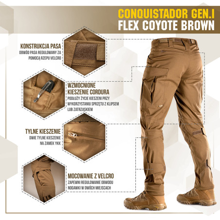 Spodnie taktyczne Conquistador Gen. I Flex 