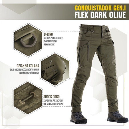M-Tac Spodnie taktyczne Conquistador Gen. I Flex 