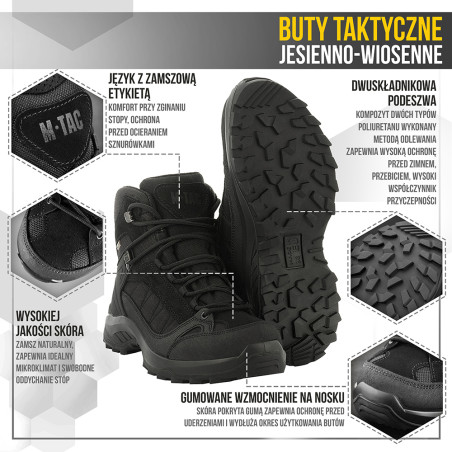 M-Tac Taktyczne Buty Jesienno-zimowe 