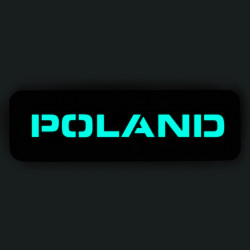 M-Tac naszywka Poland 25x80 Laser Cut  2