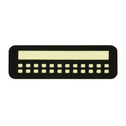M-Tac naszywka flaga 25x80 (miniaturowe kwadraty) Laser Cut 