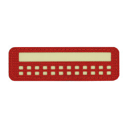 M-Tac naszywka flaga 25x80 (miniaturowe kwadraty) Laser Cut 