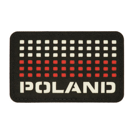 M-Tac naszywka Poland (z flagą) 50x80 Laser Cut 