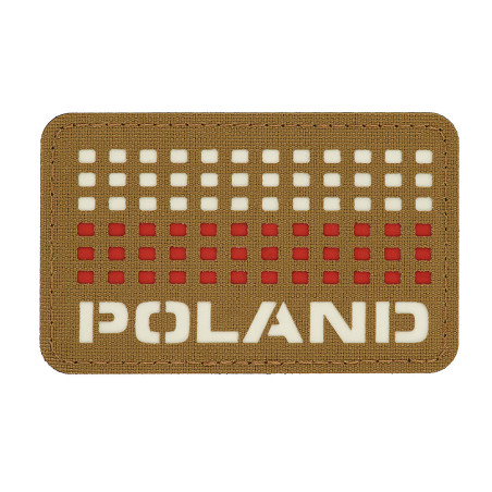 M-Tac naszywka Poland (z flagą) 50x80 Laser Cut 